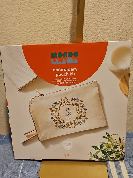 Other - Monday Llama embroidery pouch kit